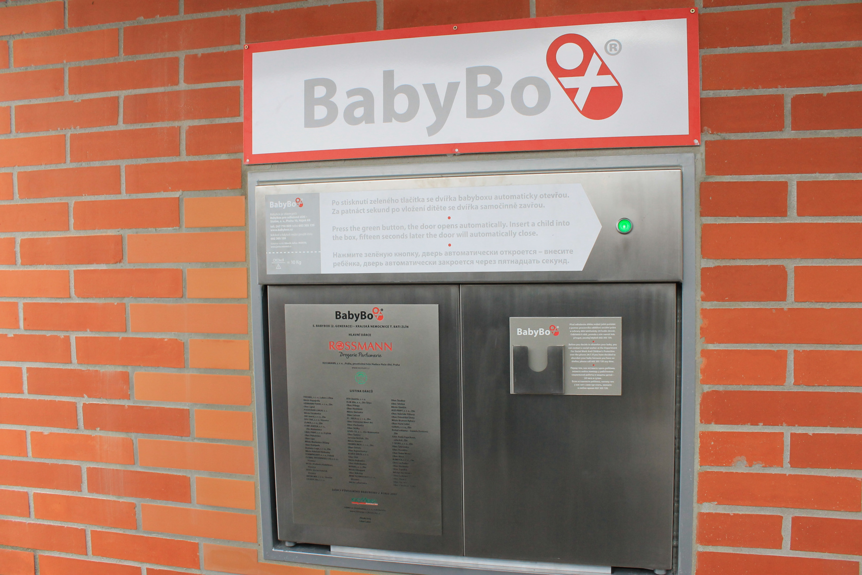 Babybox • Krajská nemocnice T. Bati, a. s.