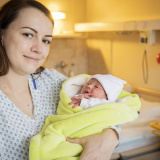 Prvním dítětem zlínské porodnice v roce 2024 je Albert