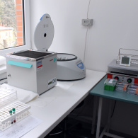 Cytogenetická laboratoř - část pro barvení preparátů G-pruhy